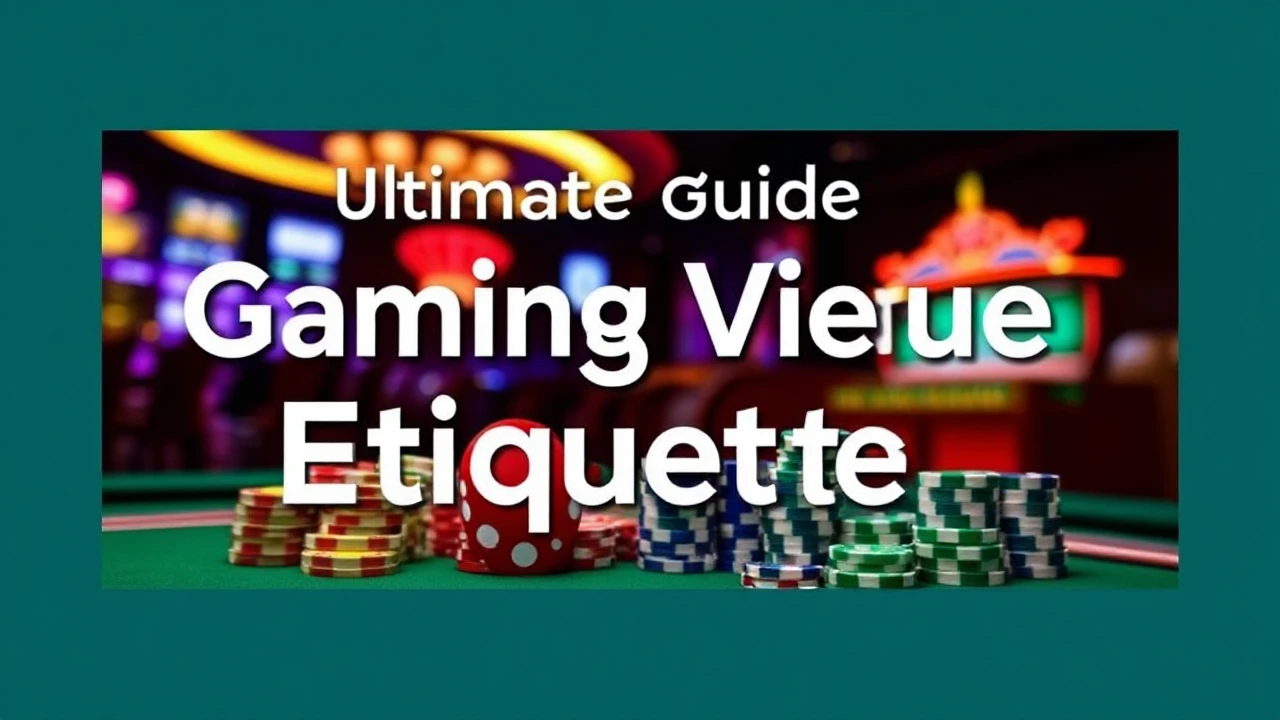 The Ultimate Guide for Gaming Venue Etiquette: Essential Tips to Master the Glamorous Realm of Casinos