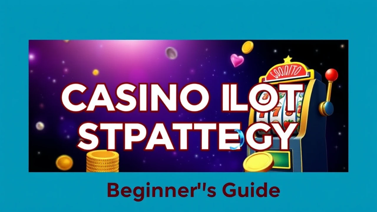 Mastering the Art of Casino Slot Strategy: A Beginner's Guide