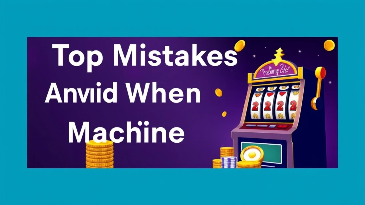 Top Mistakes to Avoid When Playing Gambling Machine Options