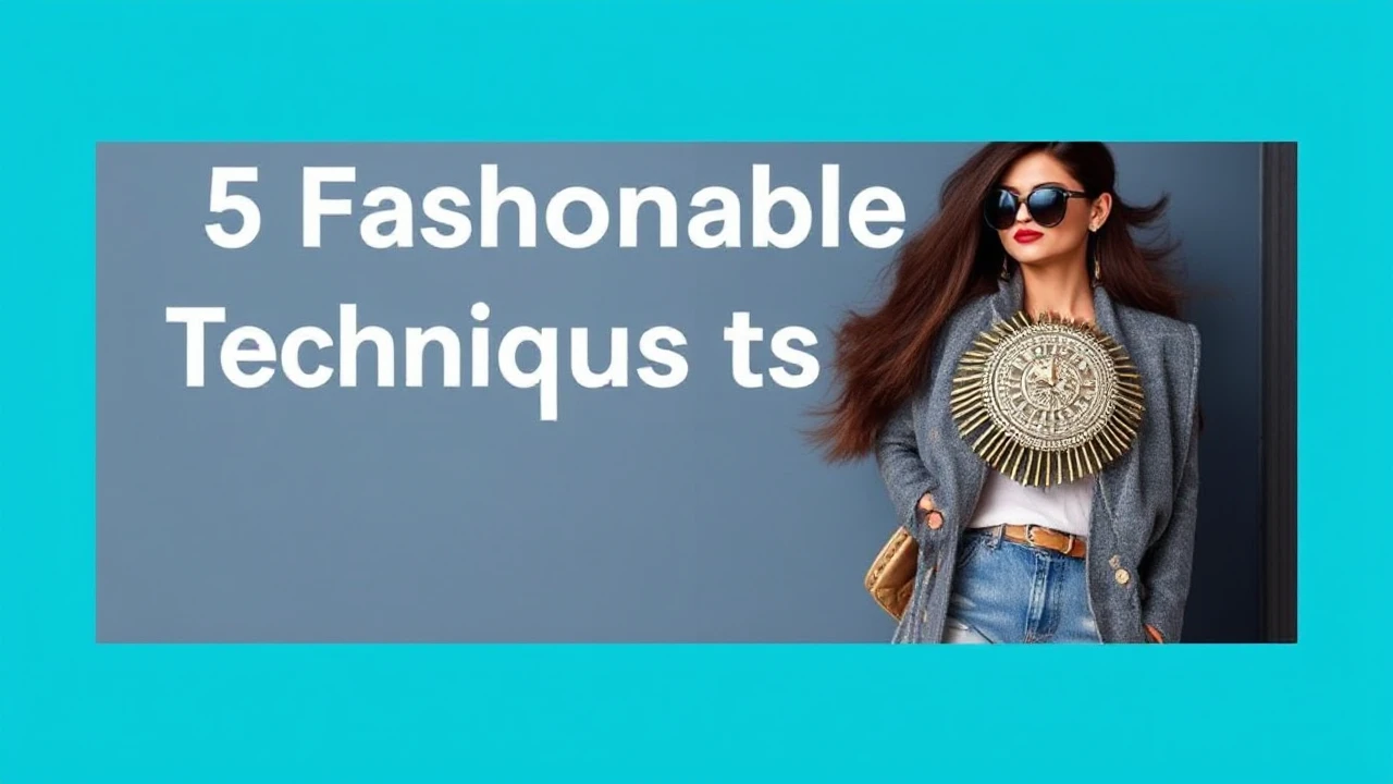 5 Fashionable Techniques to Enhance Your Outfit Effortlessly