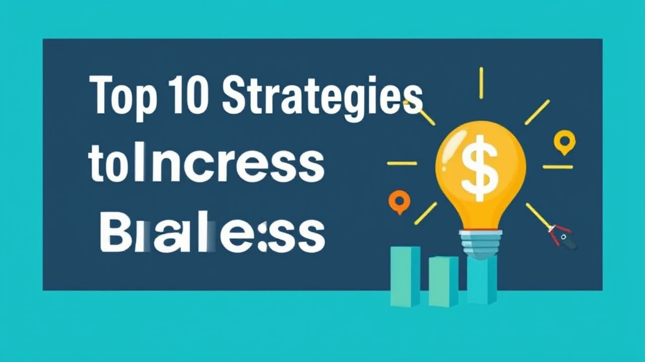 Top 10 Strategies to Increase Your Business Sales Revenue