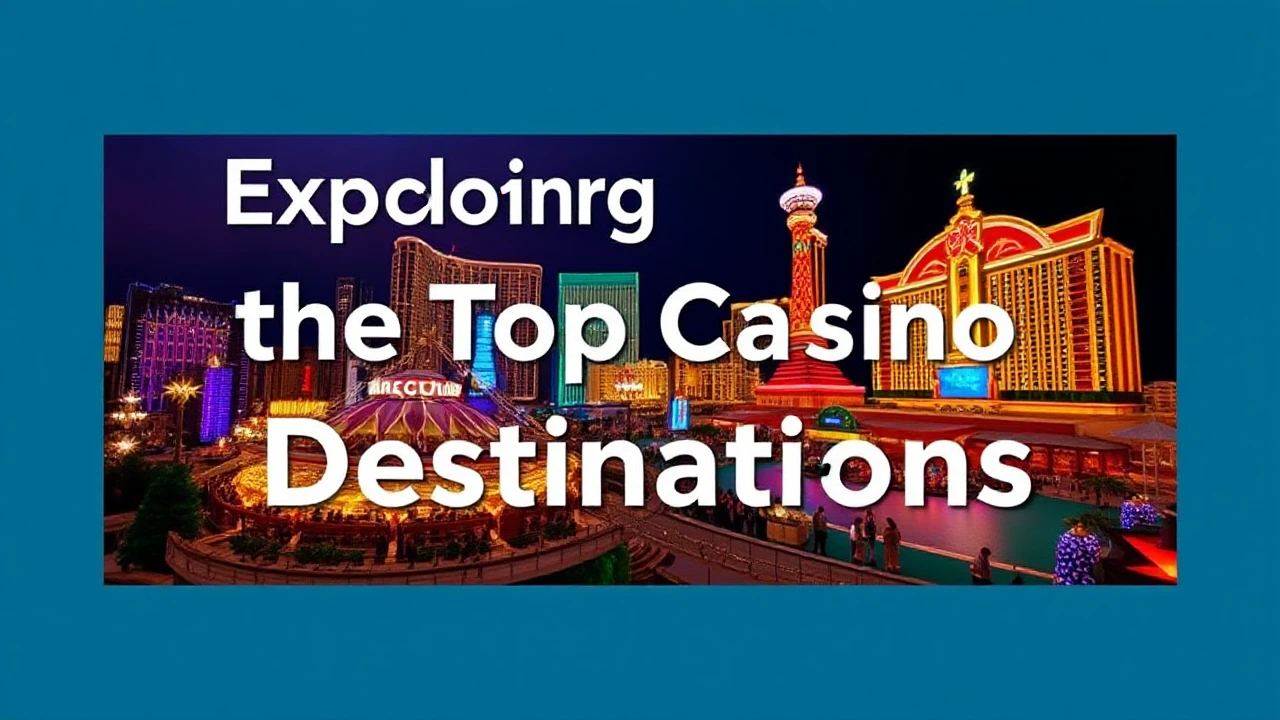 Exploring the Top Casino Destinations in the World