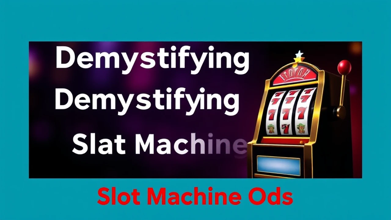 Demystifying Slot Machine Odds: Understanding to Odds