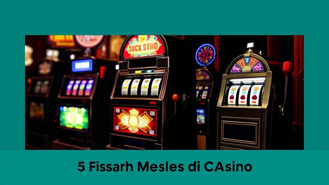 5 Fakta Menarik Sejarah Mesin Slot di Casino