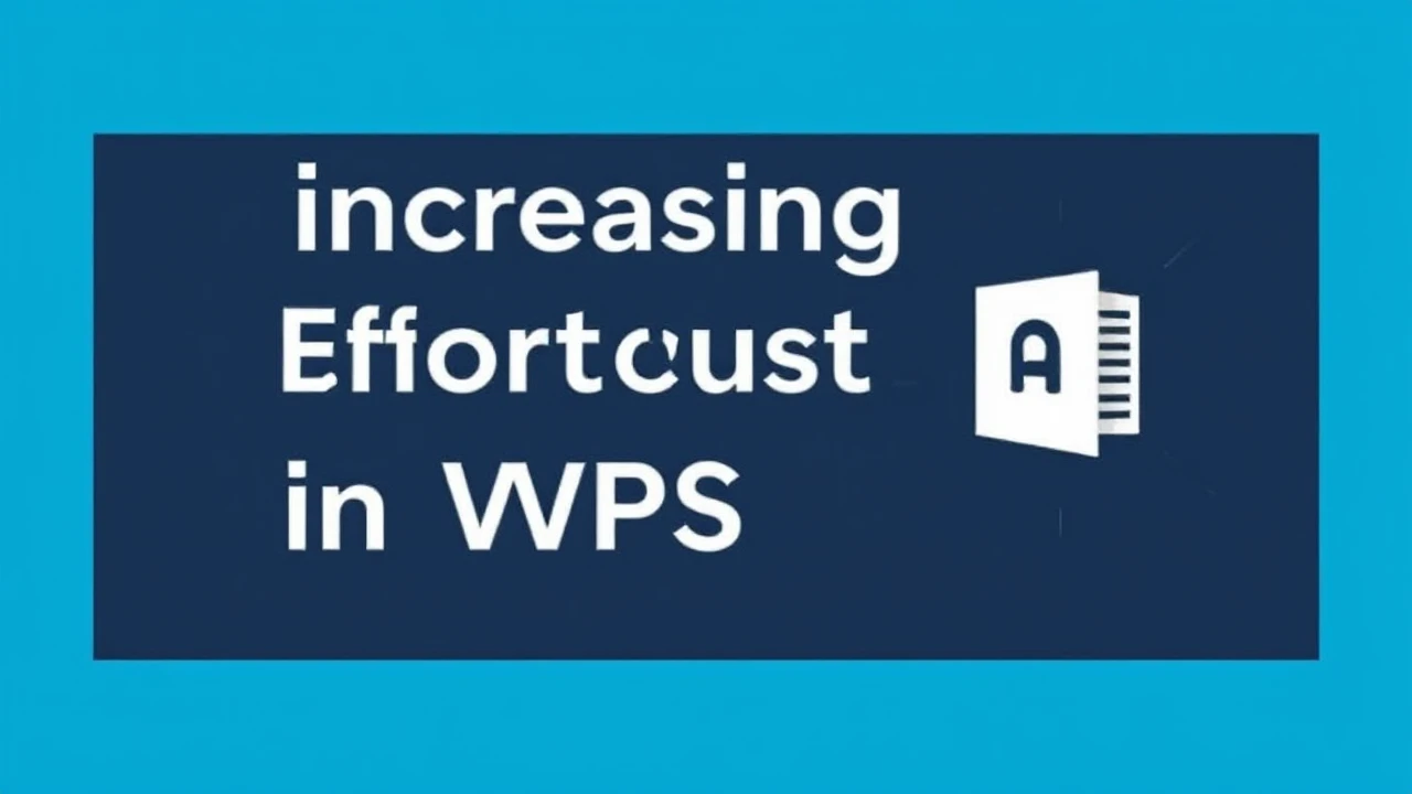 Increasing Effectiveness: Shortcuts in WPS Office