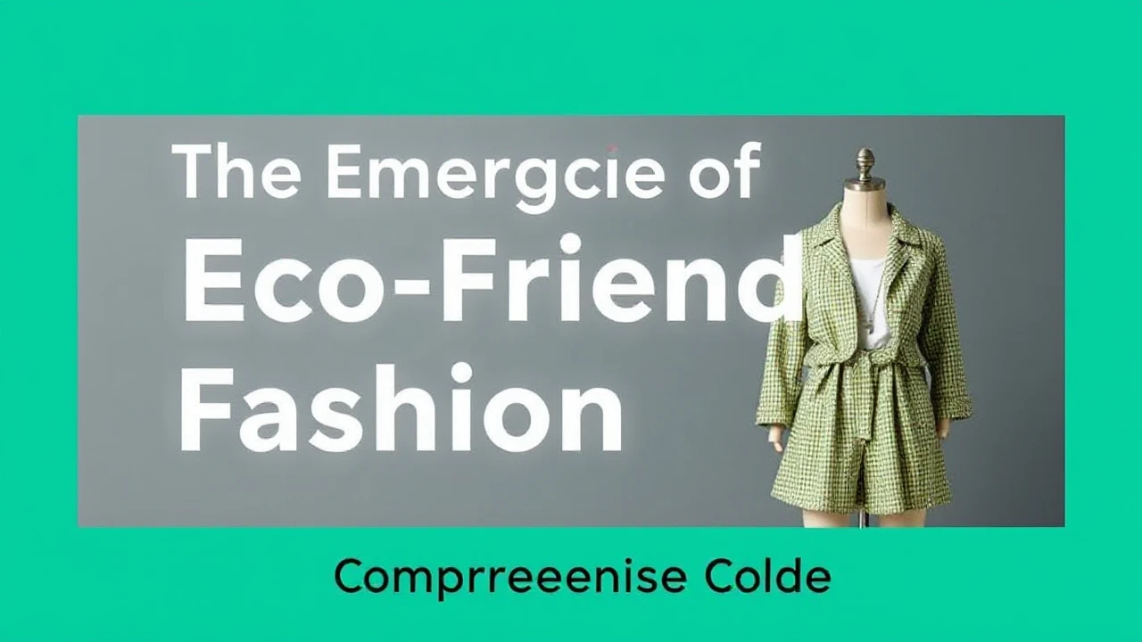 The Emergence of Eco-Friendly Fashion: A Comprehensive Guide