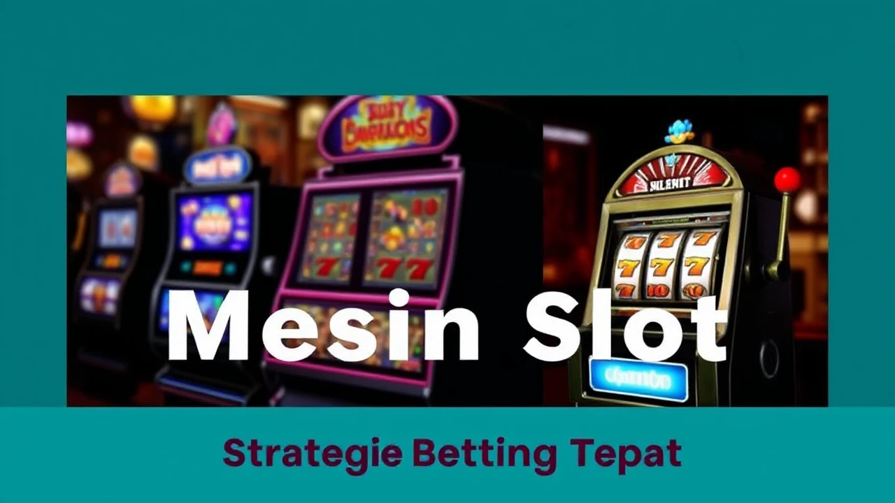 Strategi Betting Tepat di Mesin Slot: Tips Berhasil
