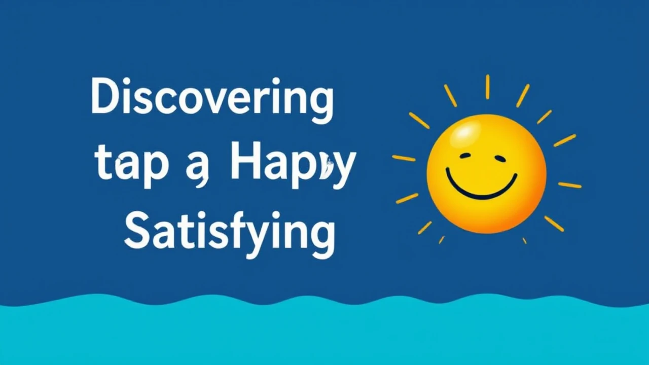 Discovering the Keys to a Happy and Satisfying Lifestyle