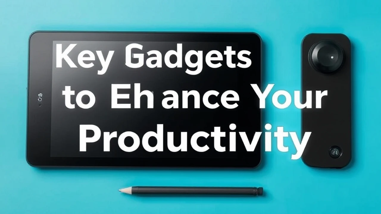 Key Gadgets to Enhance Your Productivity