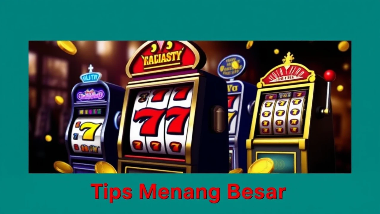 Tips Menang Besar Bermain Mesin Slot