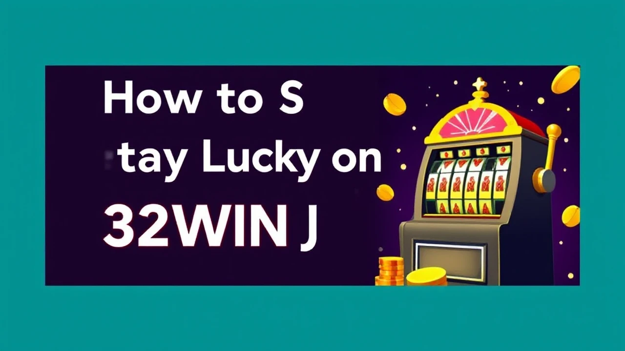 How to Stay Lucky on 32WIN Jackpots