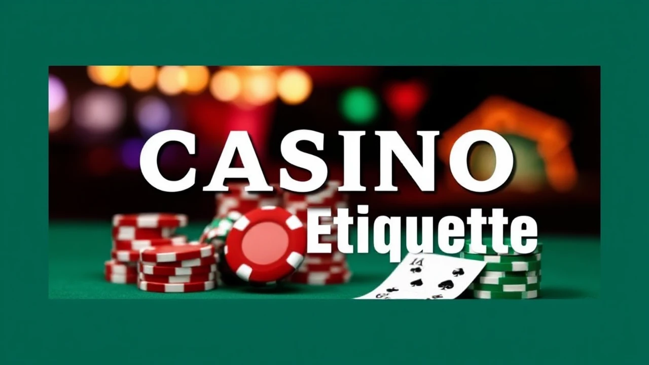 A Comprehensive Manual to Casino Etiquette