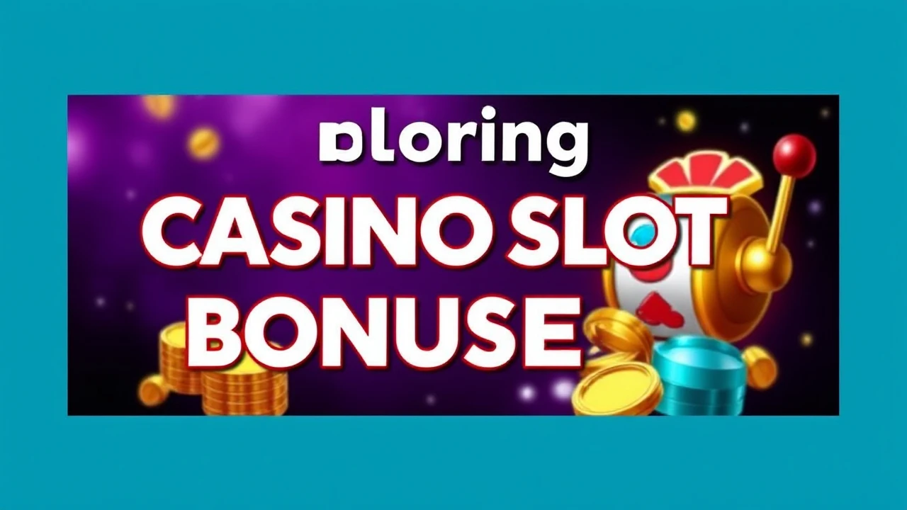 Exploring Casino Slot Bonuses: A Guide for Players