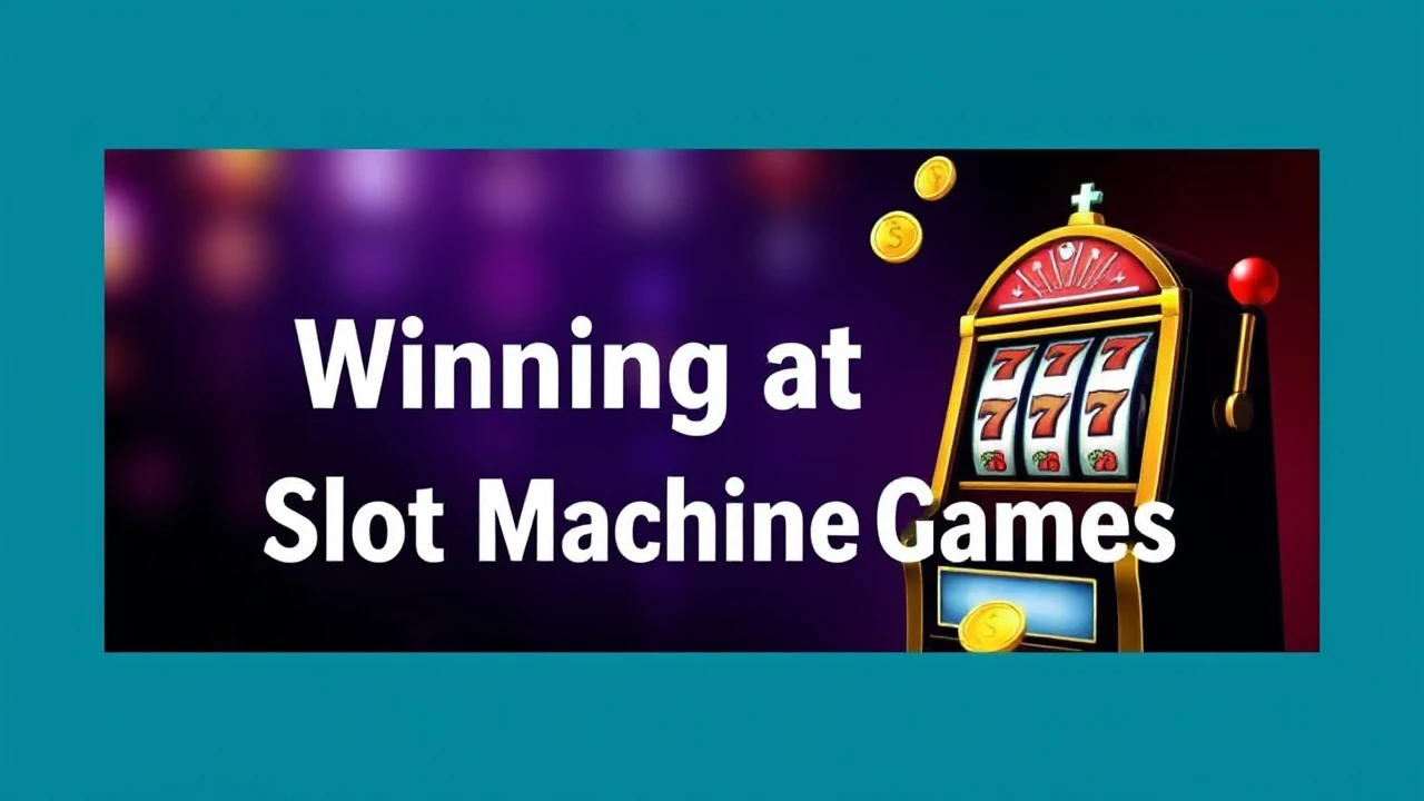 Your Go-To Manual to Winning at Slot Machine Games