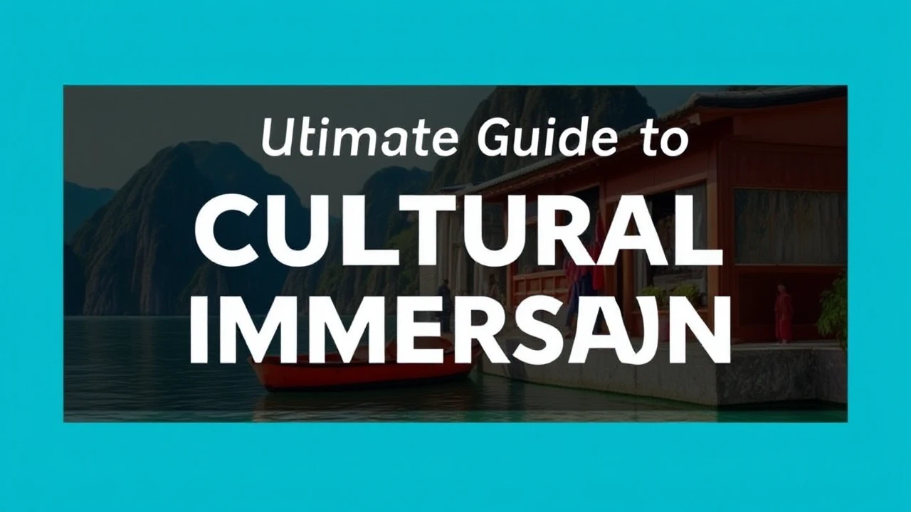 The Ultimate Guide to Cultural Immersion: Embracing Local Traditions While Traveling