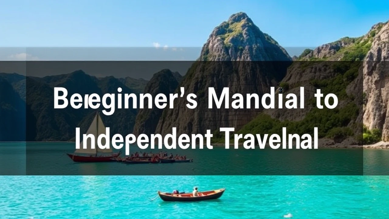 A Comprehensive Beginner's Manual to Independent Traveling