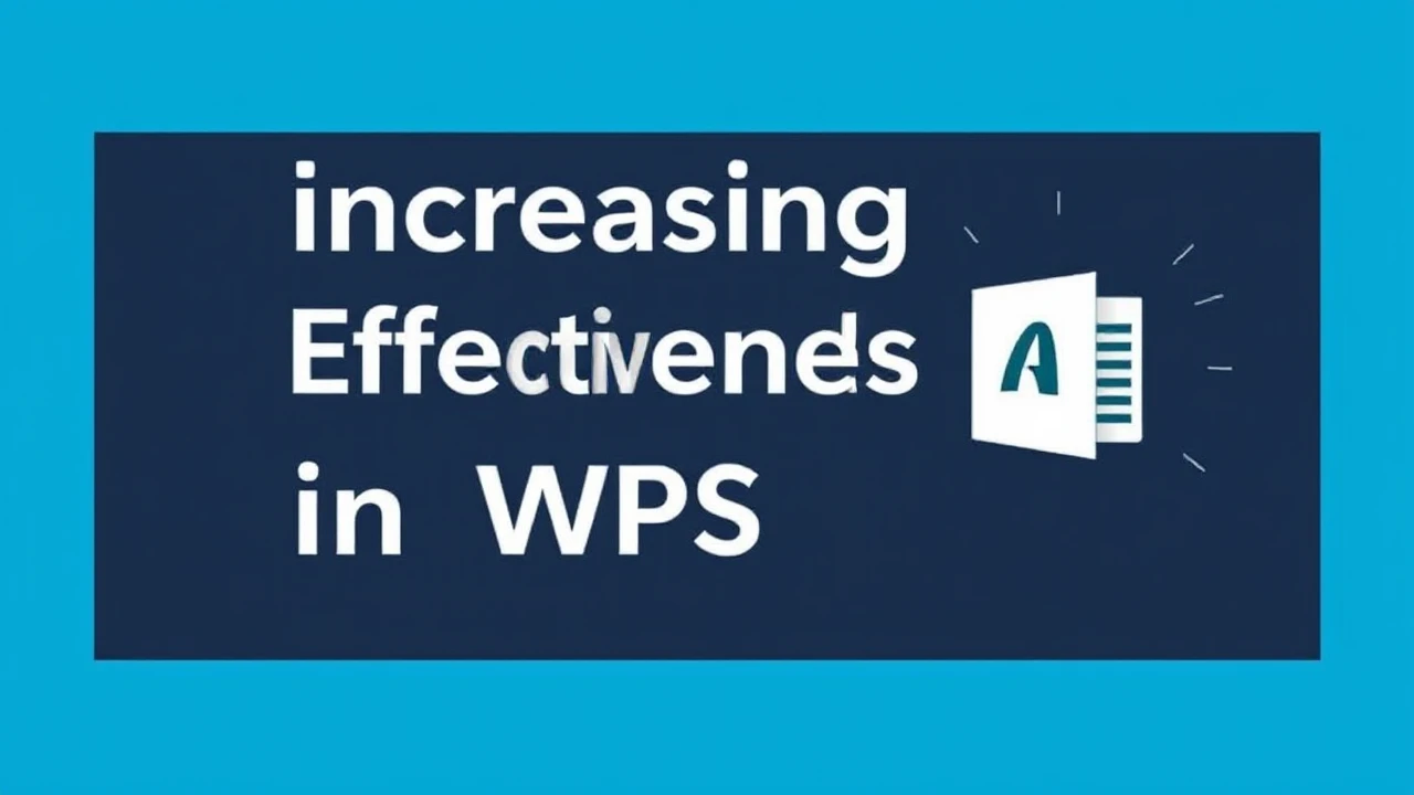 Increasing Effectiveness: Shortcuts in WPS Office