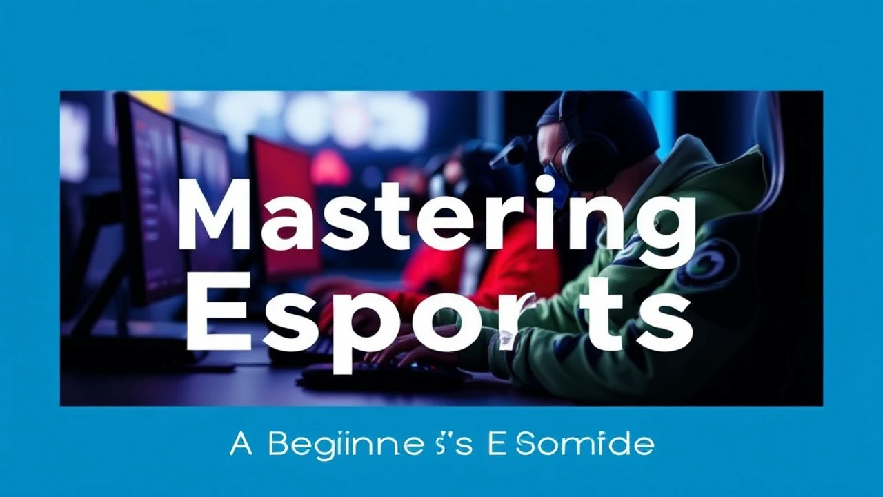 Mastering Esports: A Beginner's Guide to High-Level Gaming