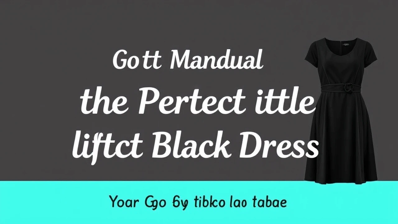 Your Go-To Manual of Selecting the Perfect Little Black Dress