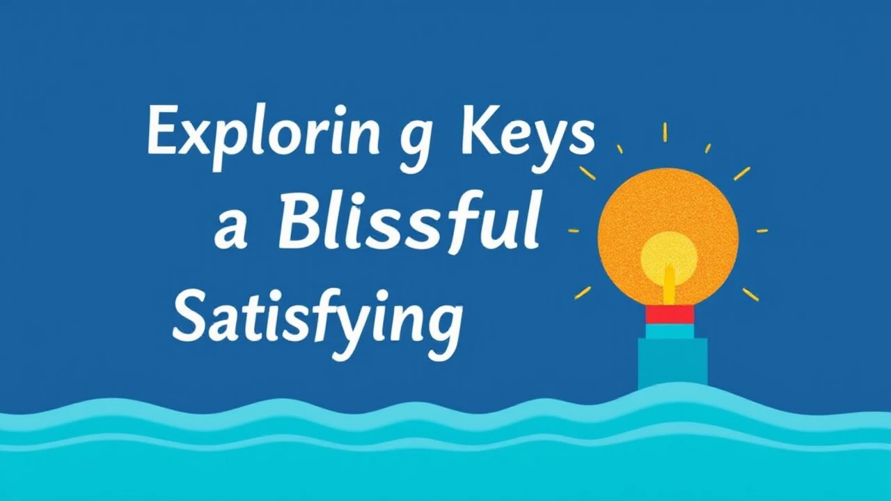 Exploring the Keys to a Blissful and Satisfying Lifestyle