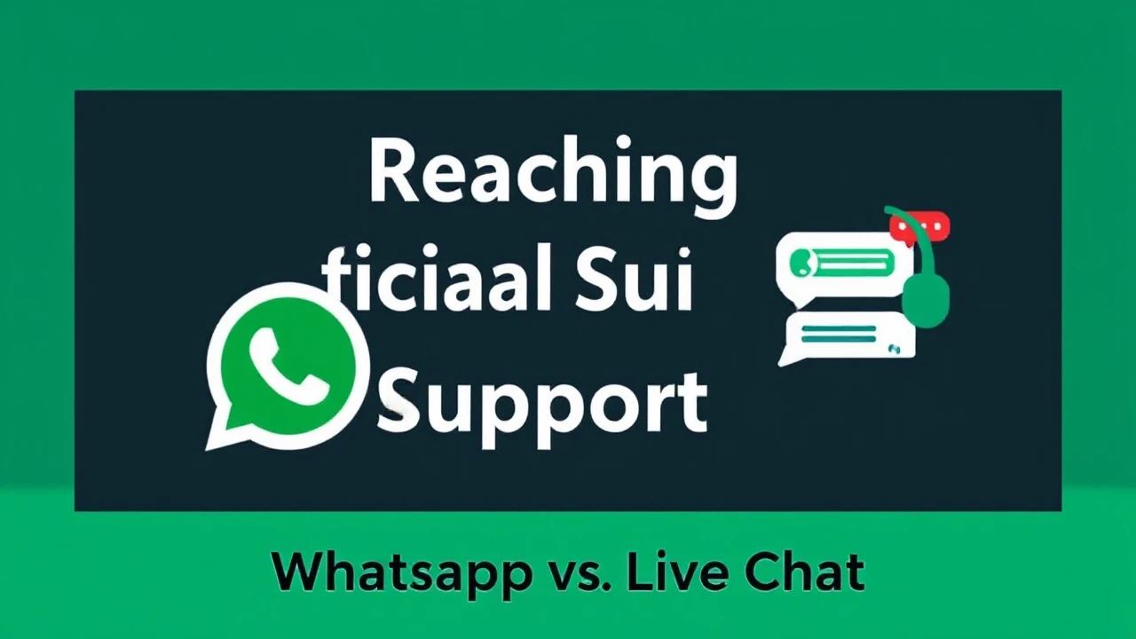 Reaching Official Support: WhatsApp vs. Live Chat