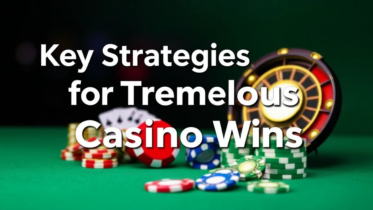 Key Strategies for Tremendous Casino Wins