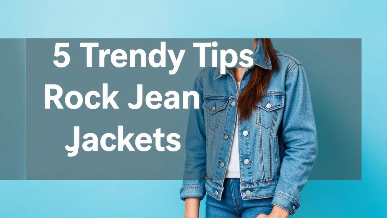 5 Trendy Tips to Rock Jean Jackets This Season: Expert Advice