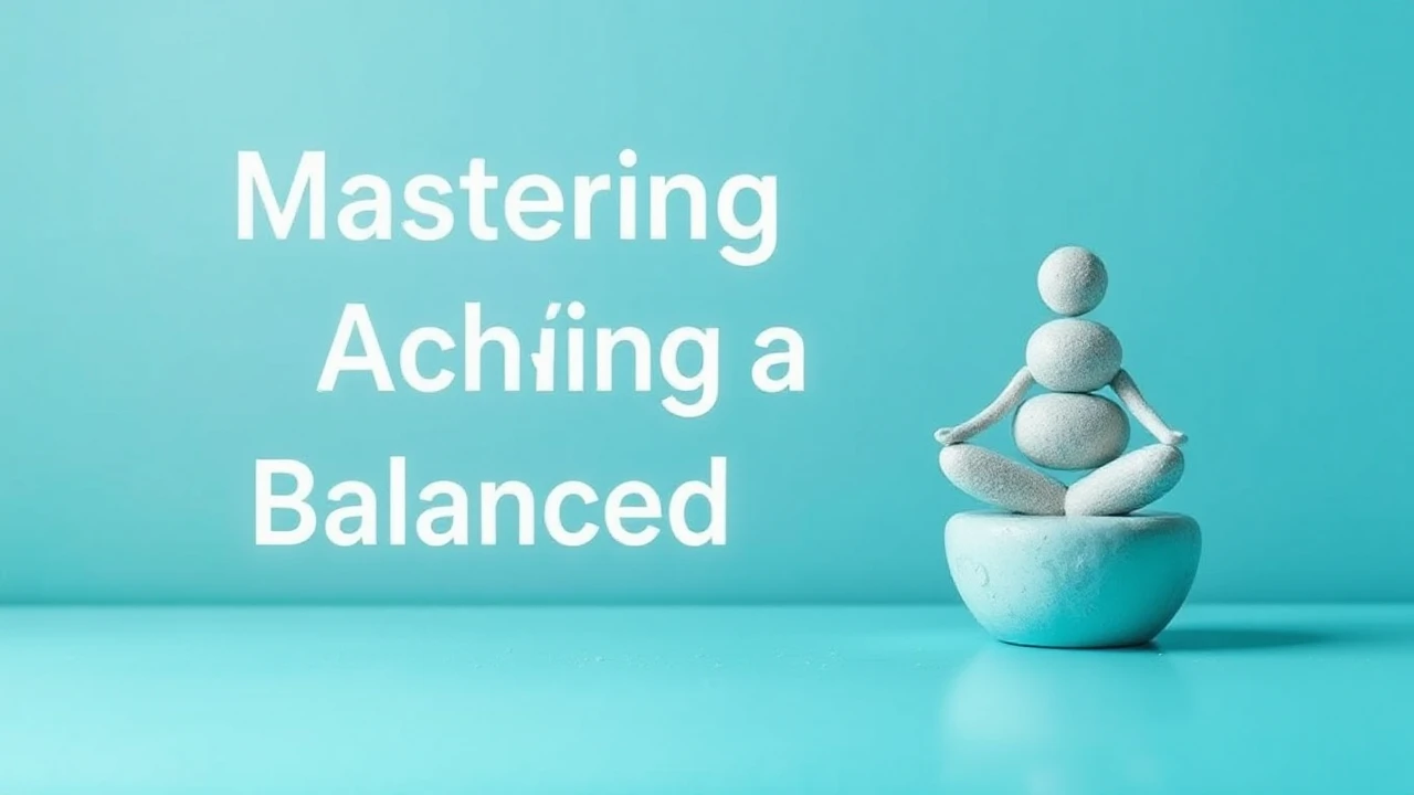 Mastering to Achieving a Balanced Lifestyle