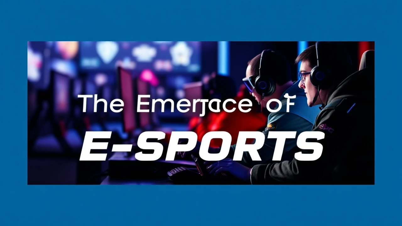 The Emergence of E-Sports: Exploring into the Upcoming Era of Professional Gaming