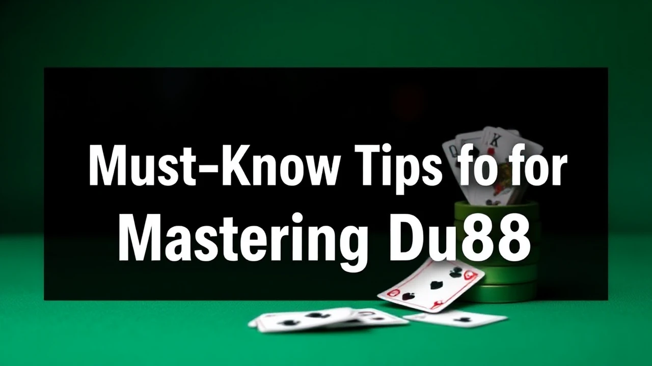 Best 10 Must-Know Tips for Mastering Du88