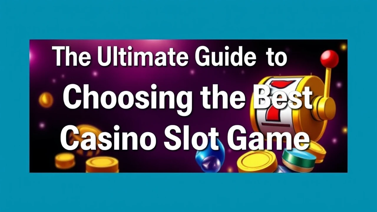 The Ultimate Guide to Choosing the Best Casino Slot Game