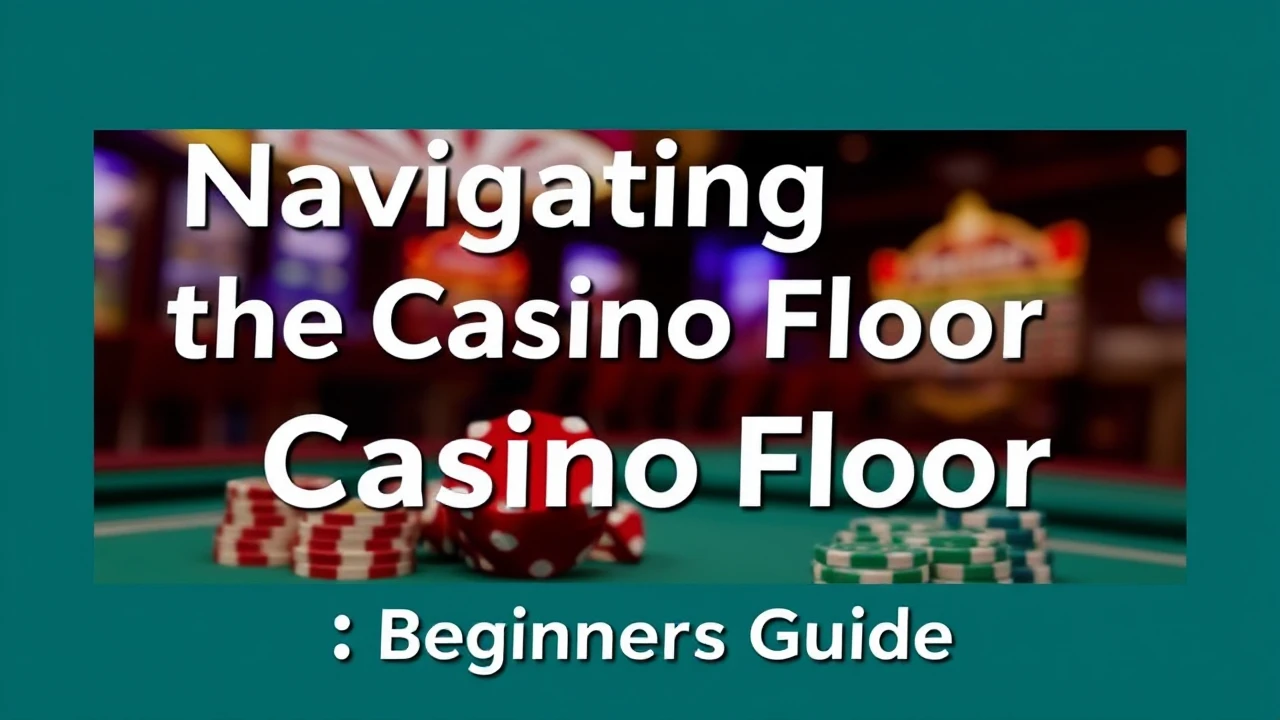 Navigating the Casino Floor: A Beginner's Guide