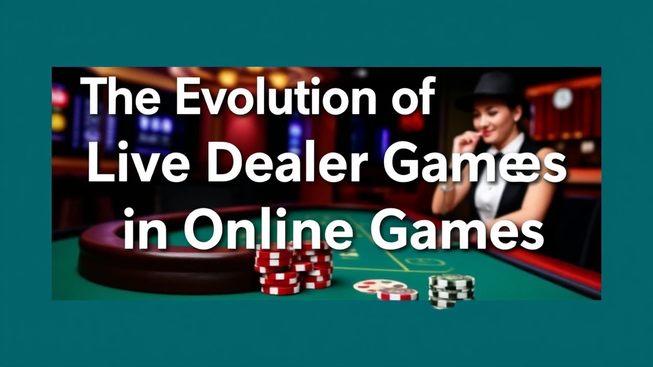 The Evolution of Live Dealer Games in Online Casinos