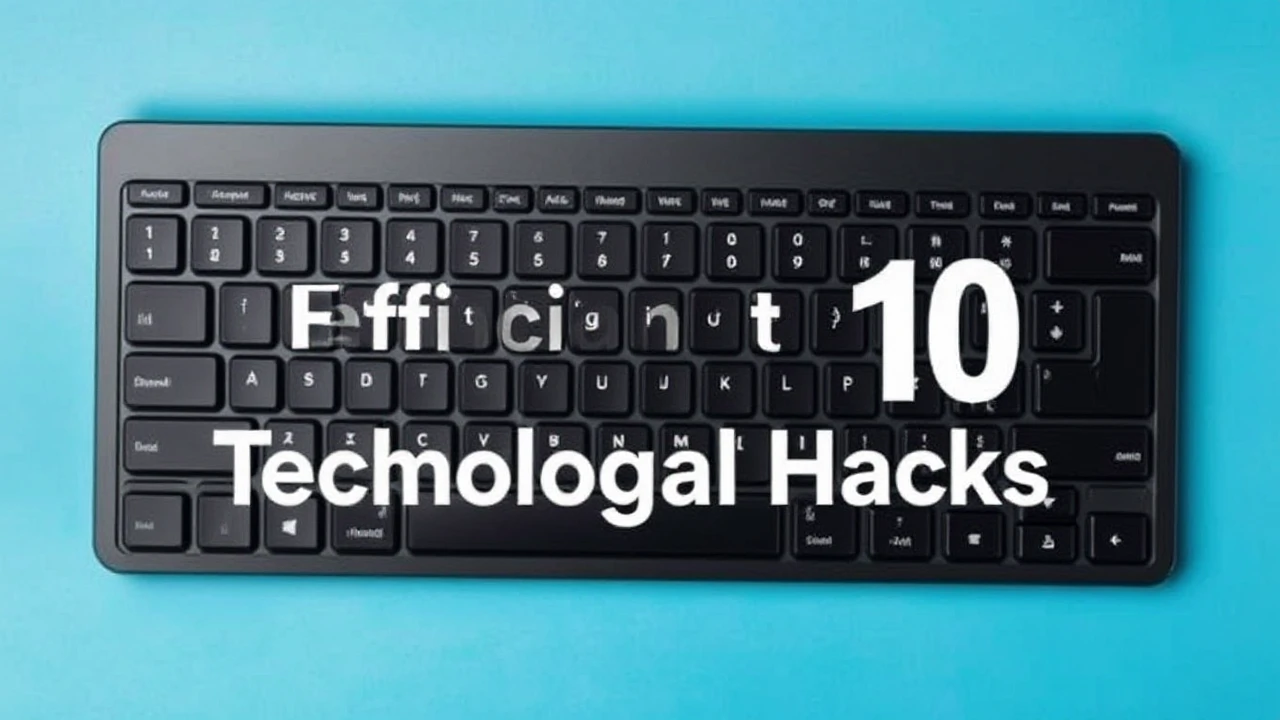 Increase Your Efficiency with These 10 Technological Hacks