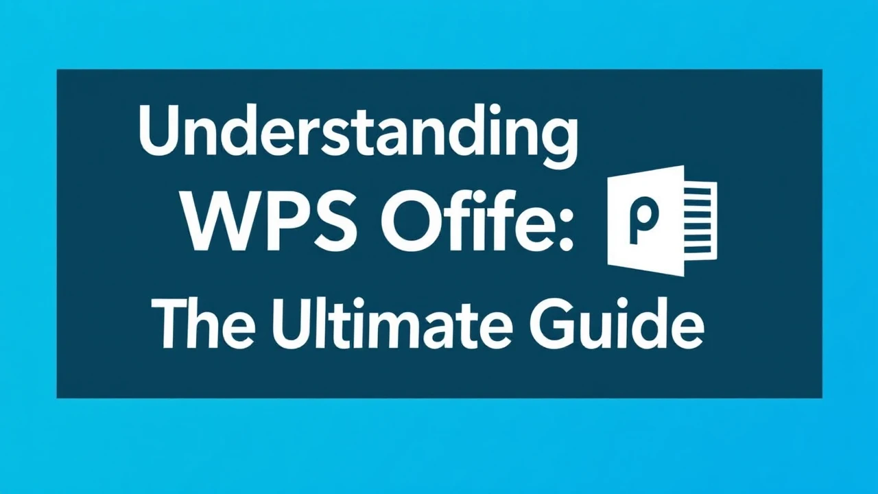 Understanding WPS Office: The Ultimate Guide