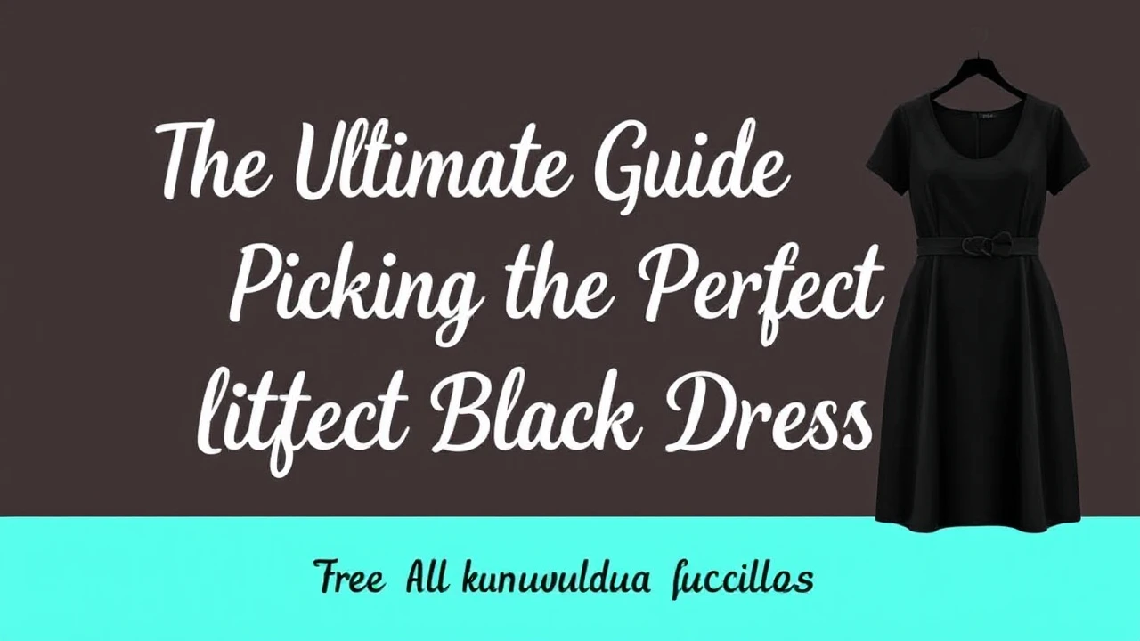 The Ultimate Guide of Picking the Perfect Little Black Dress
