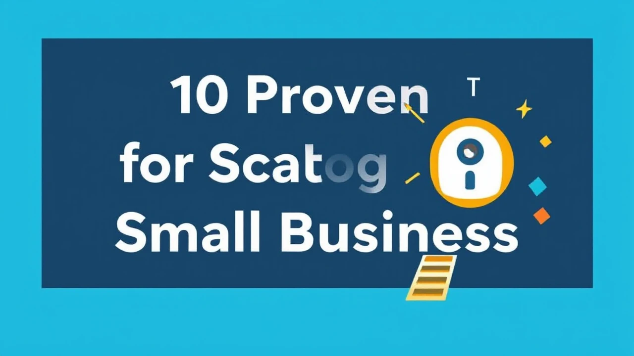 10 Proven Strategies for Scaling Your Small Business