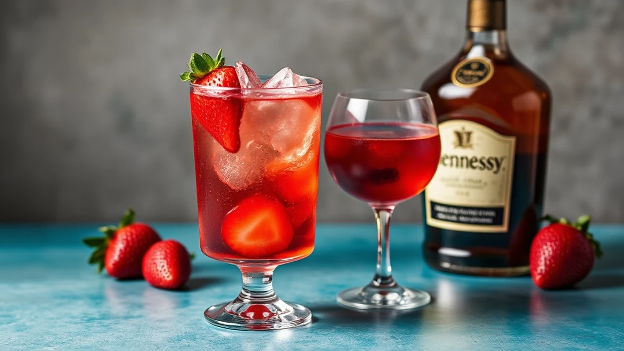 Take Your Your Bar Game with Strawberry Hennessy Cognac Creations