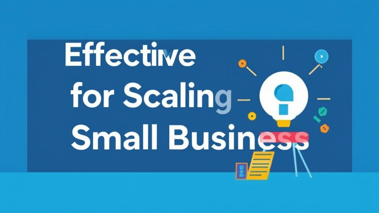 Effective Strategies for Scaling Your Small Business