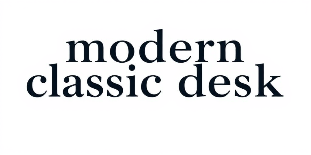 Modern Classic Desk