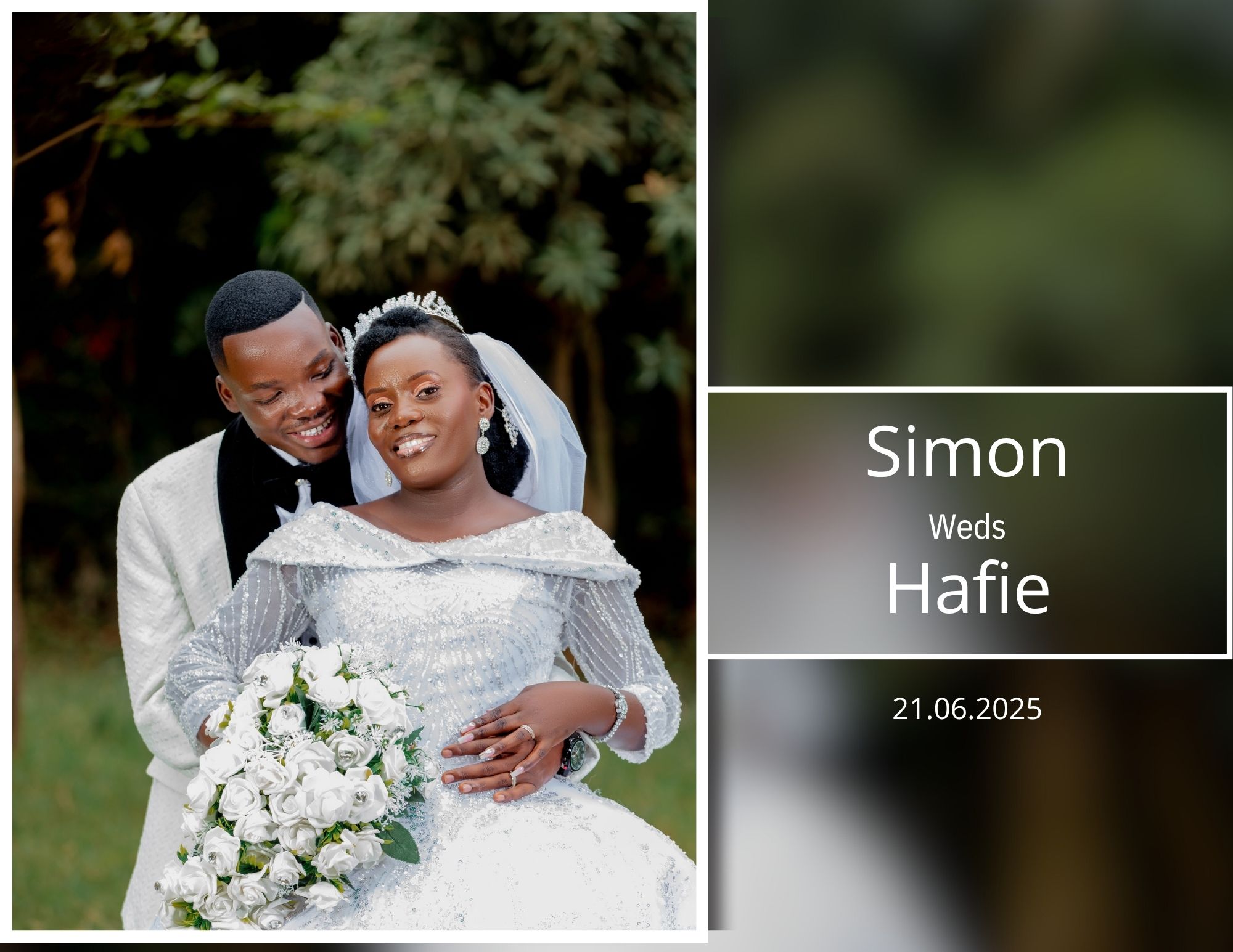Simon Weds Hafie Wedding Photo Book - Kampala wedding photography