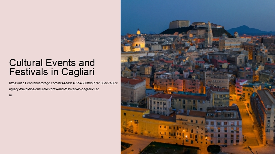 Cultural Events and Festivals in Cagliari