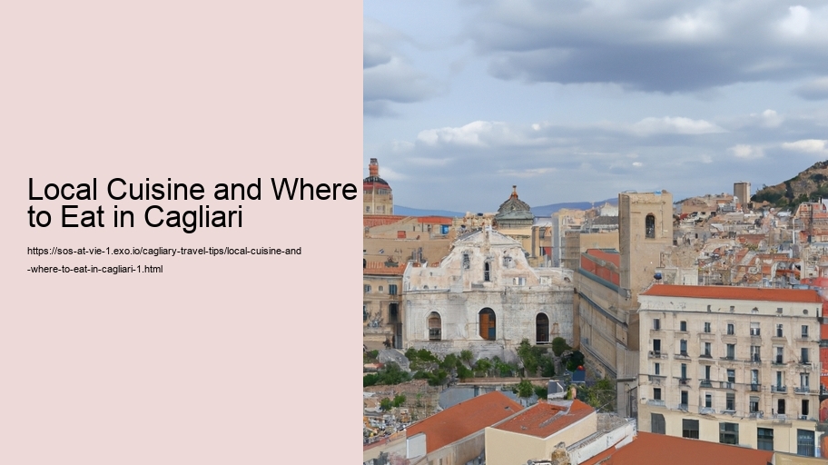 Local Cuisine and Where to Eat in Cagliari