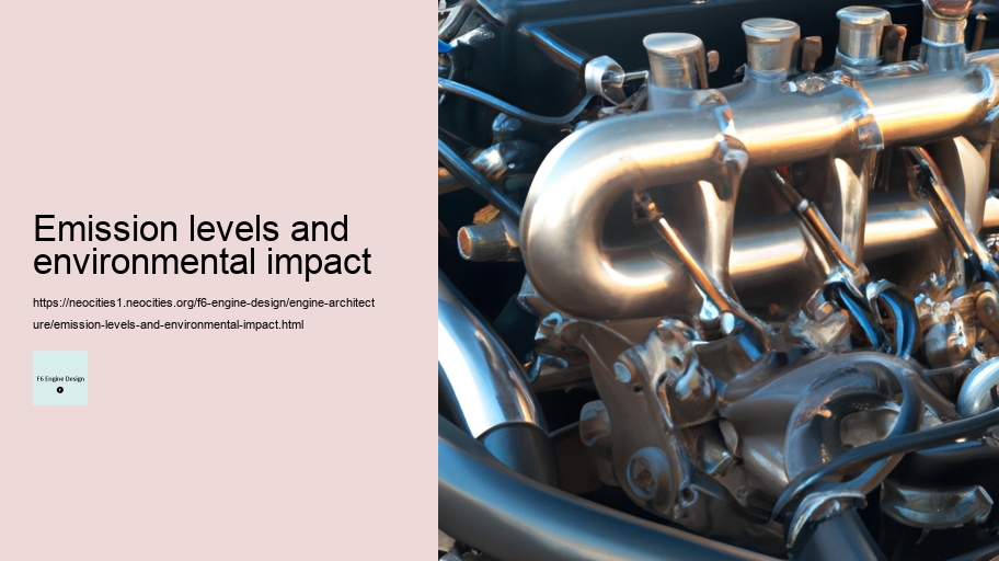 Emission levels and environmental impact