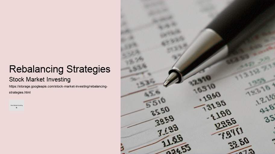 Rebalancing Strategies