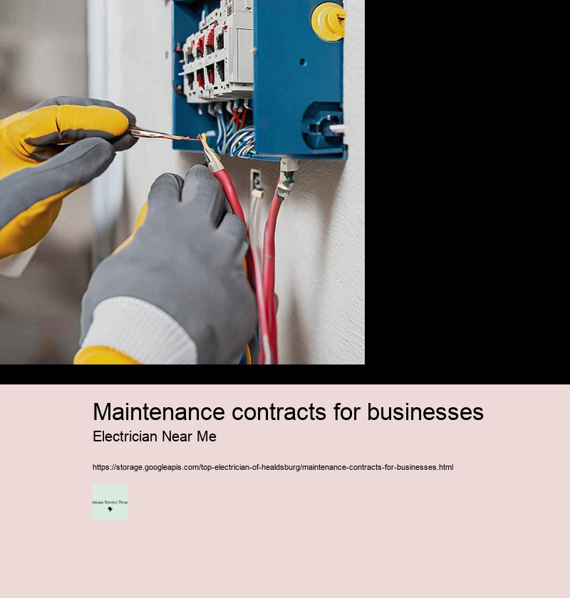 Maintenance contracts for businesses