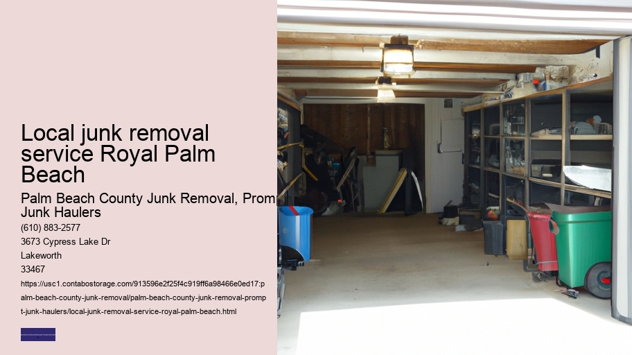 Local junk removal service Royal Palm Beach