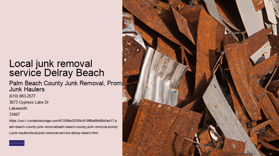 Local junk removal service Delray Beach