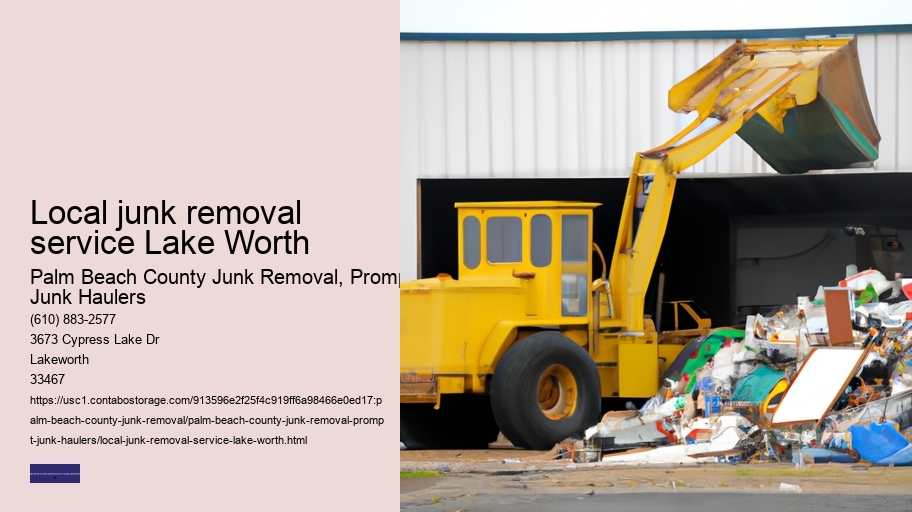 Local junk removal service Lake Worth