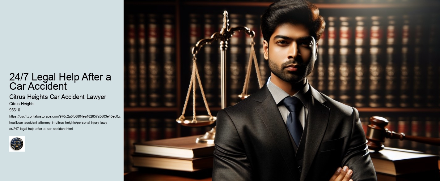 24/7 Legal Help After a Car Accident